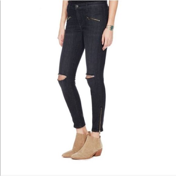 Current/Elliott Soho Zip Stiletto Jeans - Picture 1 of 9